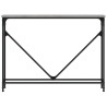 Mesa consola madeira de engenharia Sonoma cinza 102x22.5x75 cm 4