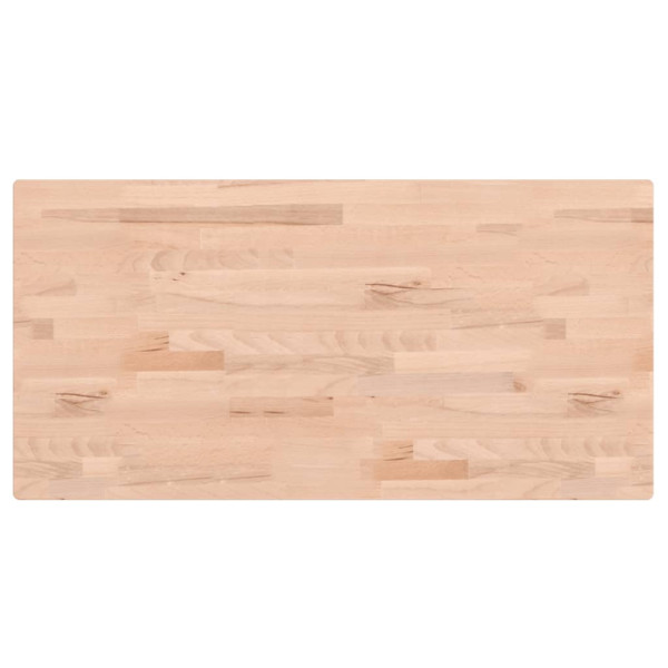 Tablero rectangular de madera maciza de haya 80x40x1.5 cm M 2