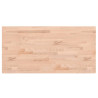 Tablero rectangular de madera maciza de haya 80x40x1.5 cm 2