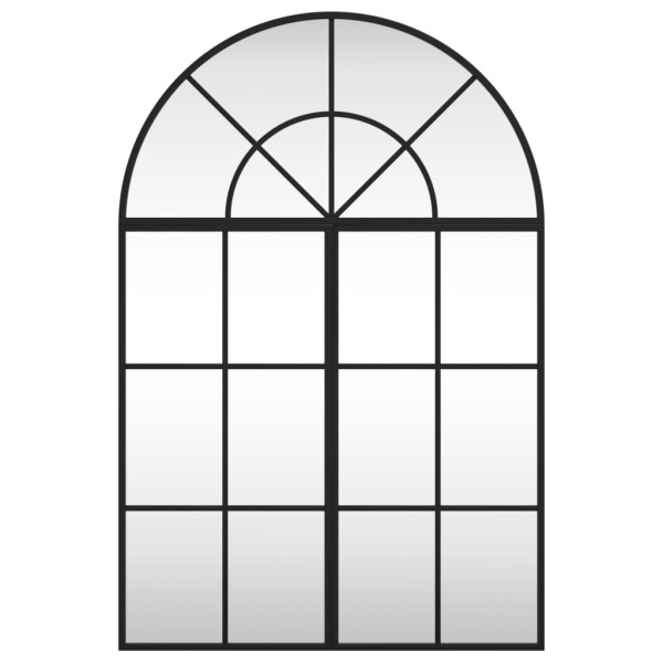 Espejo de pared arco de hierro negro 60x90 cm M 3
