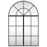 Espejo de pared arco de hierro negro 60x90 cm 3