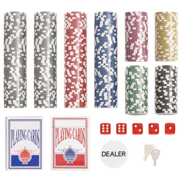 Juego de fichas de póker 300 piezas 11.5 g M 4