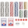 Juego de fichas de póker 300 piezas 11.5 g 4
