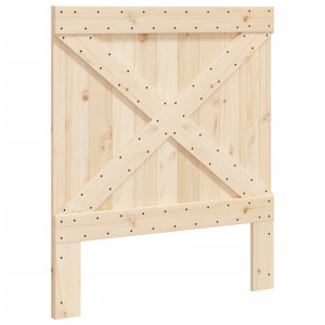 Cabecero de madera maciza de pino 90x104 cm H