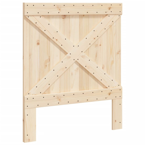 Cabecero de madera maciza de pino 90x104 cm M 2