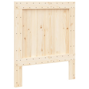 Cabecero de cama madera maciza de pino 80x104 cm H