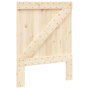 Cabecero de cama madera maciza de pino 80x104 cm H