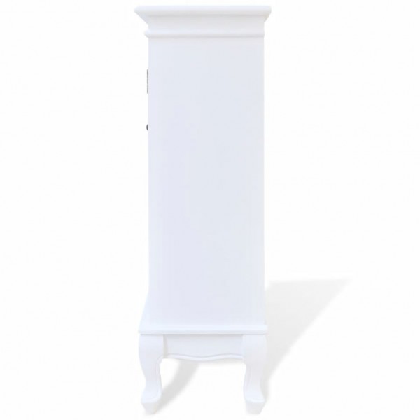Mueble de 5 cajones y 2 estantes blanco M 5
