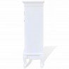 Mueble de 5 cajones y 2 estantes blanco 5