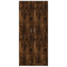 Armario madera contrachapada color roble ahumado 80x52x180 cm 3