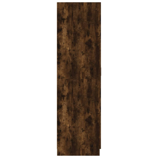 Armario madera contrachapada color roble ahumado 80x52x180 cm M 4