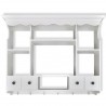 Mueble de pared para cocina de madera blanco 3