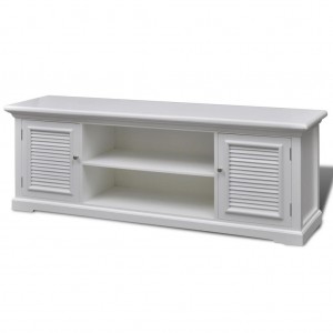 Mueble para TV de madera blanco H