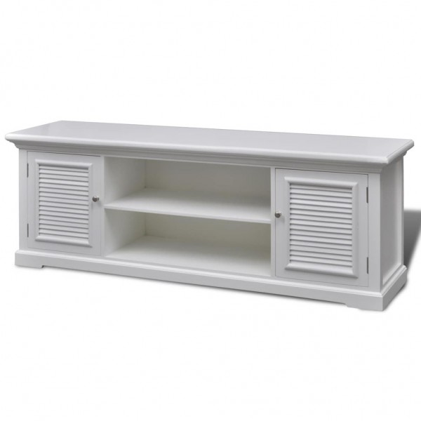 Mueble para TV de madera blanco M 2