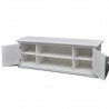 Mueble para TV de madera blanco 4