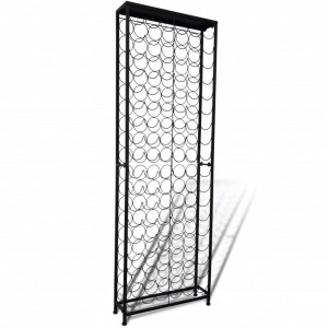 Suporte vertical para garrafas de vinho. metal por 108 garrafas H