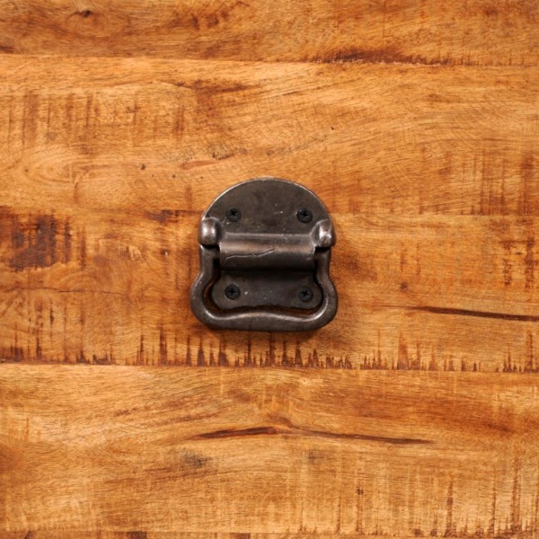 Baúl de almacenamiento cúbico de madera de mango rugosa M 3