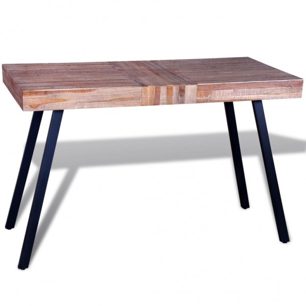 Mesa de salón de madera de teca reciclada M 5