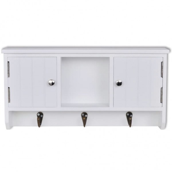Armario de pared para llaves y joyas con puertas y ganchos M 4