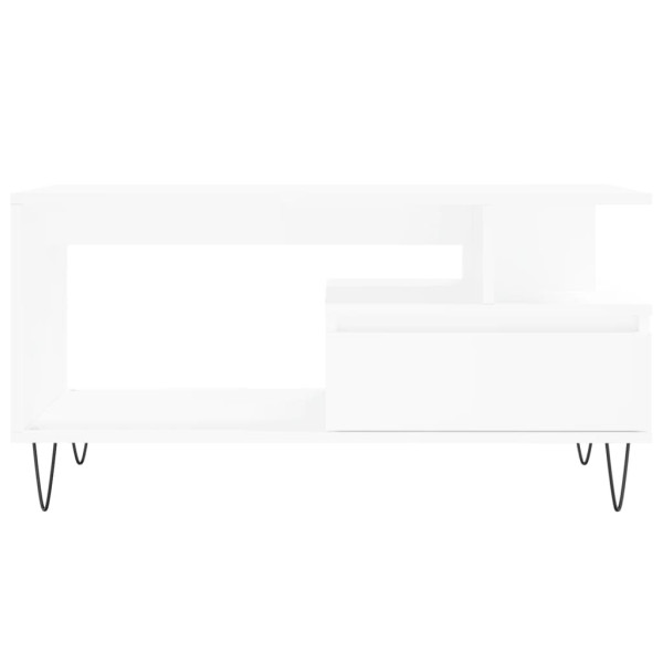 Mesa de centro 90x49x45 cm derivados de madeira branco M 5