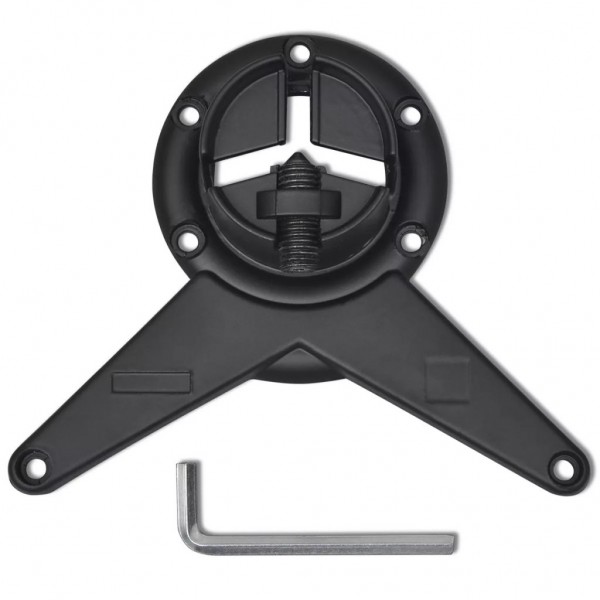 Patas de mesa ajustables en 4 alturas negro 710 mm M 4