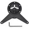Patas de mesa ajustables en 4 alturas negro 870 mm 4