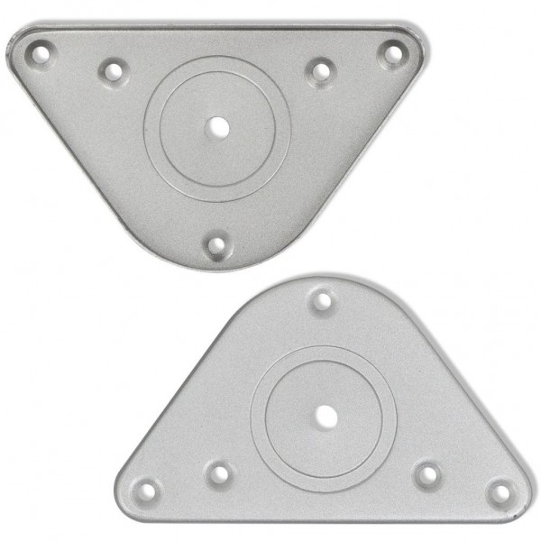 Pernas de mesa ajustáveis ​​em altura. 4 pcs. 870 mm. níquel escovado M 4