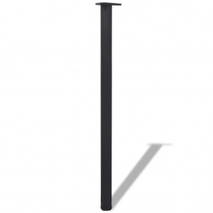Pernas de mesa ajustáveis ​​em altura. 4pcs. preto. 1100 mm H