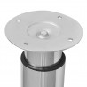 Patas de mesa telescópicas  2 unidades cromo 710 mm-1100 mm 4