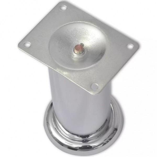 Pés redondos sofá 4 pcs 120 mm cromado M 3