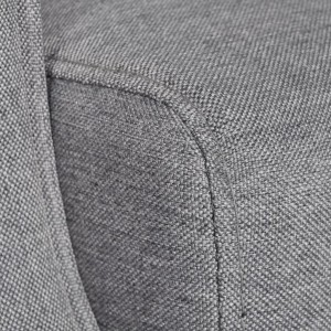 Poltrona em tecido cinzento H