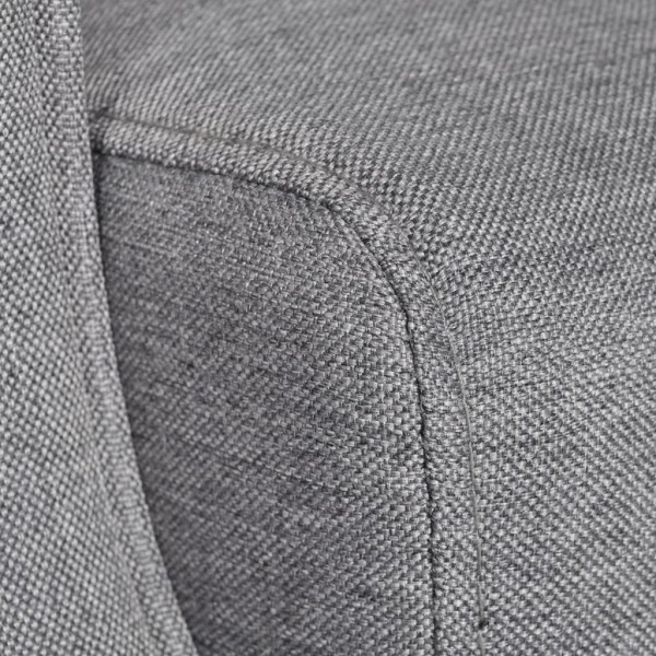 Sillón de tela gris M 2