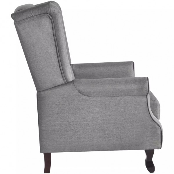 Sillón de tela gris M 3