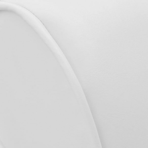 Diván de cuero sintético blanco M 2