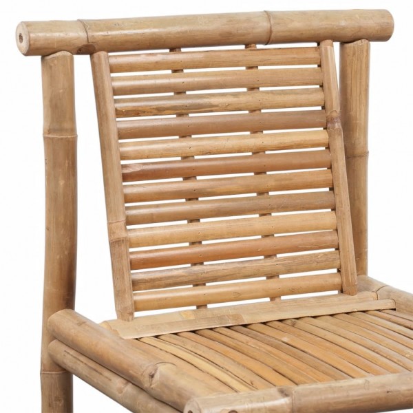 Bancos de bar 2 pcs bambu M 5