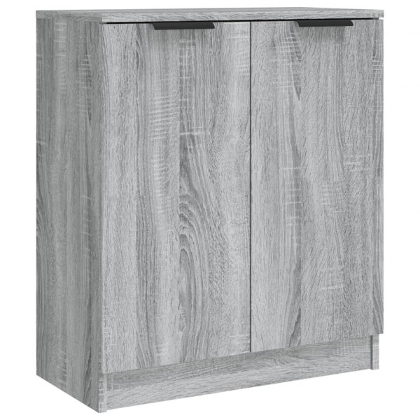 Aparador de madera contrachapada gris Sonoma 60x30x70 cm M 2