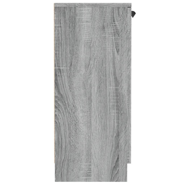 Aparador de madera contrachapada gris Sonoma 60x30x70 cm M 4