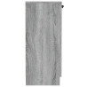 Aparador de madera contrachapada gris Sonoma 60x30x70 cm 4