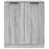 Aparadores 2 uds madera contrachapada gris Sonoma 60x30x70 cm 4