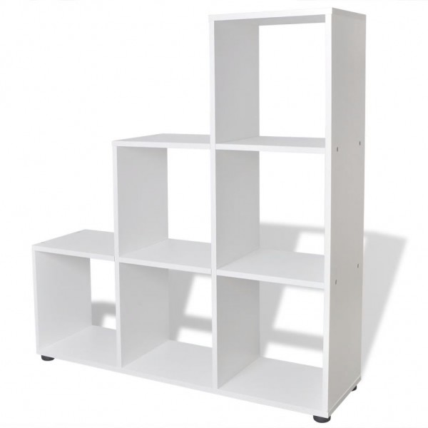 Estante escada/prateleira 107 cm branco M 2