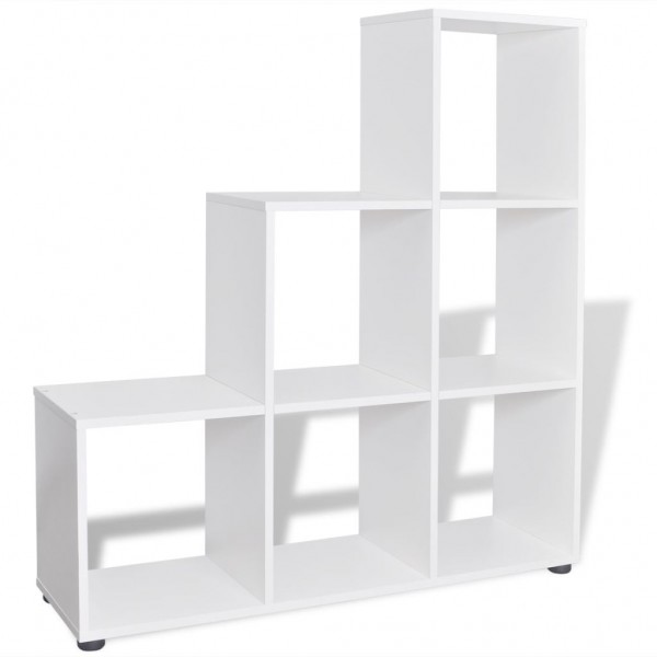 Estante escada/prateleira 107 cm branco M 4
