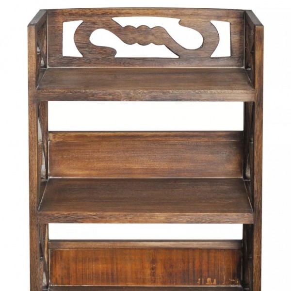 Armario de baño Alburquerque madera marrón 46x24x117.5 cm M 5