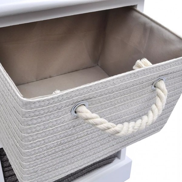 Banco con almacenaje 6 cajones madera M 5