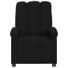 Sillón reclinable de masaje de tela negro 4