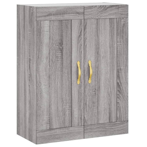 Armarios de pared 2 uds madera de ingeniería gris Sonoma M 5