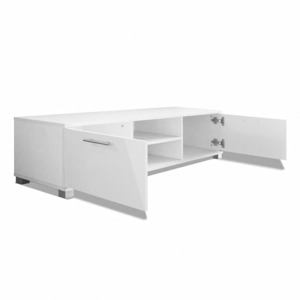 Móvel de TV 120x40.5x35 cm branco brilhante M 4