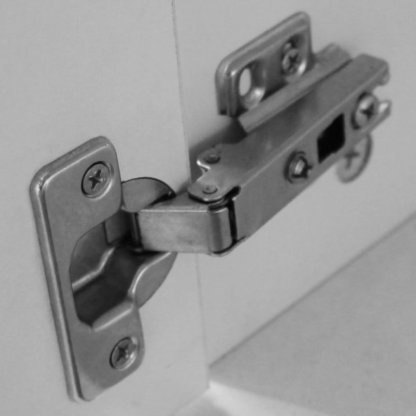 Escritorio con cajón y armario blanco 100x40x73 cm M 3