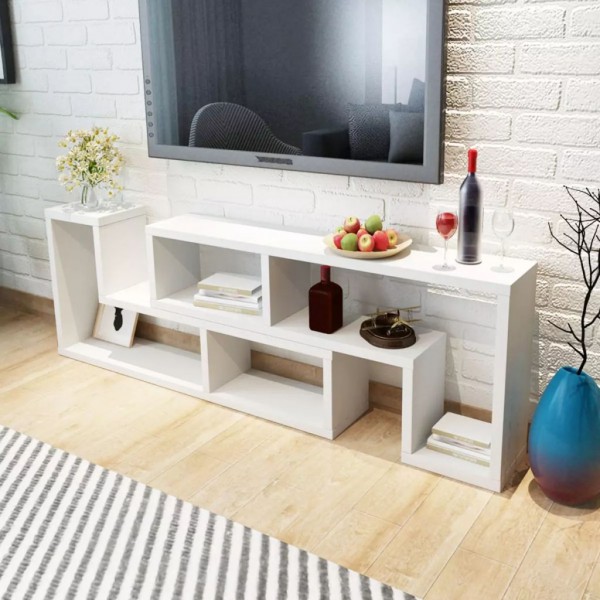 Mueble para TV en forma de L blanco M 5
