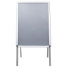 Caballete para carteles publicitarios A1 aluminio 2