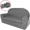VidaXL Sillón Flip-Out para niños gris 1